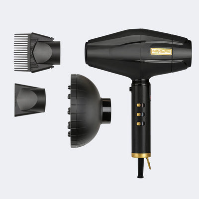BaBylissPRO Limited Edition BlackFX Influencer High-Performance Turbo Hairdryer