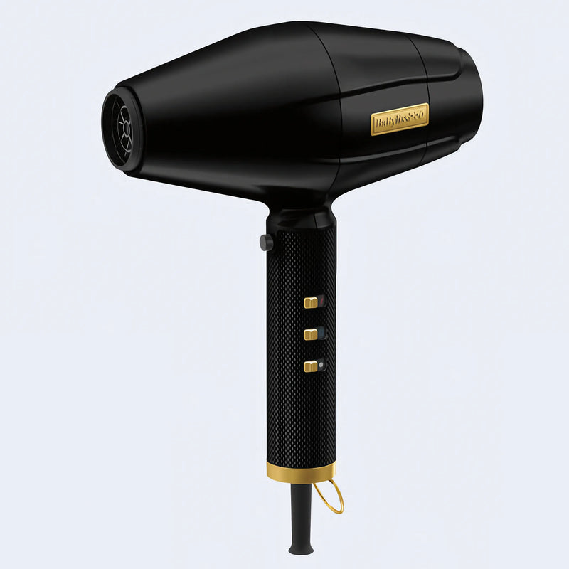 BaBylissPRO Limited Edition BlackFX Influencer High-Performance Turbo Hairdryer