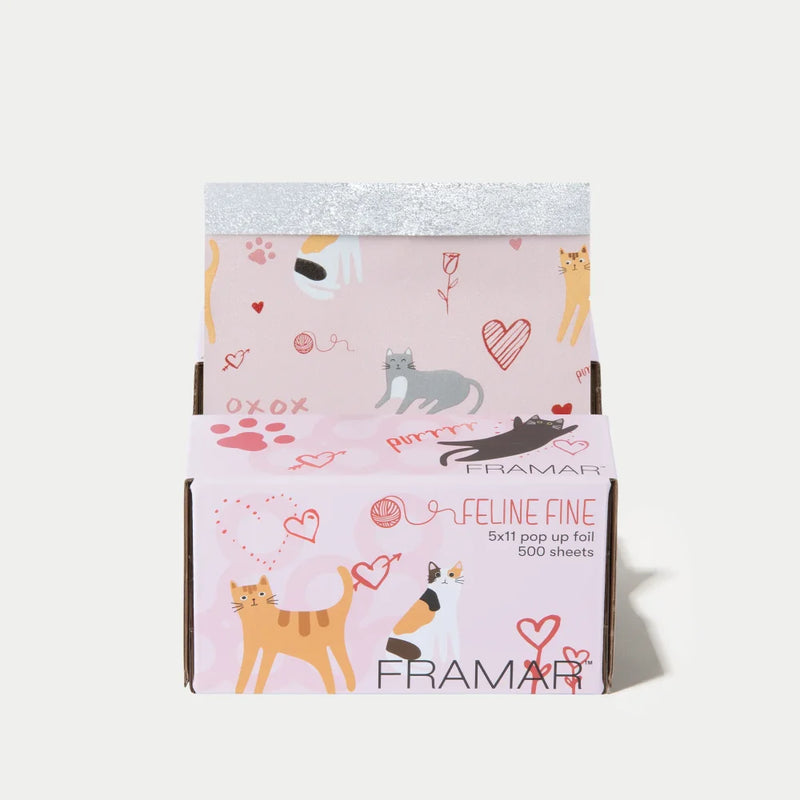 Framar Foil It Embossed - FELINE FINE SHEETS - 5x11 Pre-Cut - 500pcs