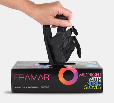 Midnight Mitts Nitrile Gloves - Powder Free - 100pcs