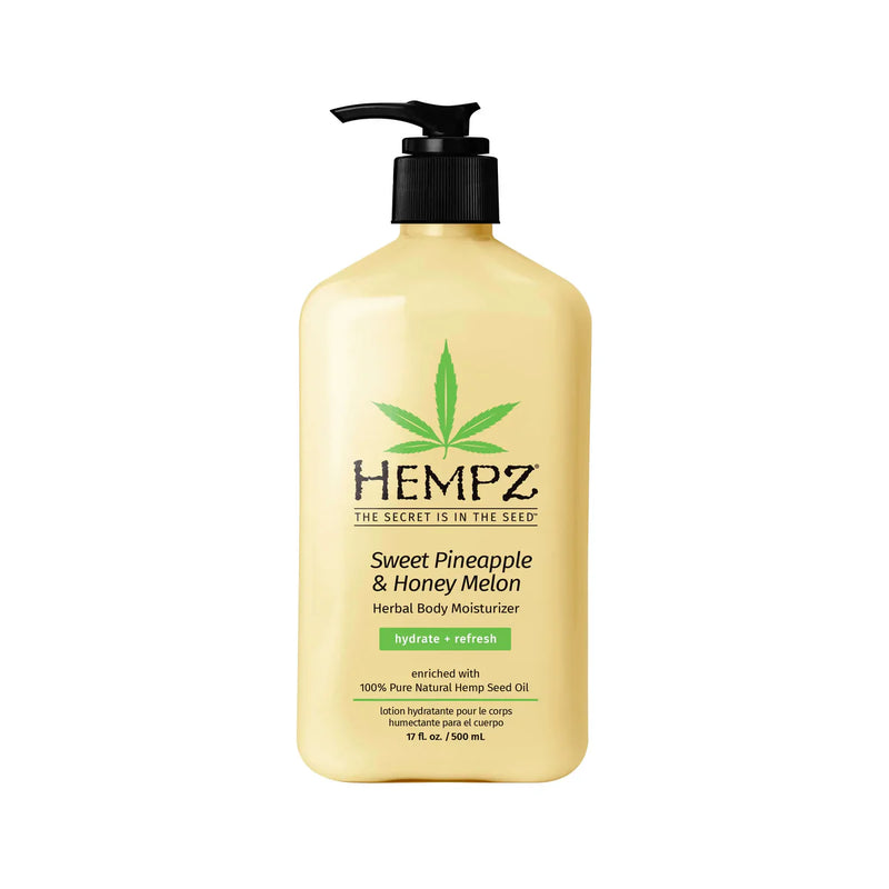 HEMPZ - SWEET PINEAPPLE & HONEY BODY CREAM - 500ml/17oz