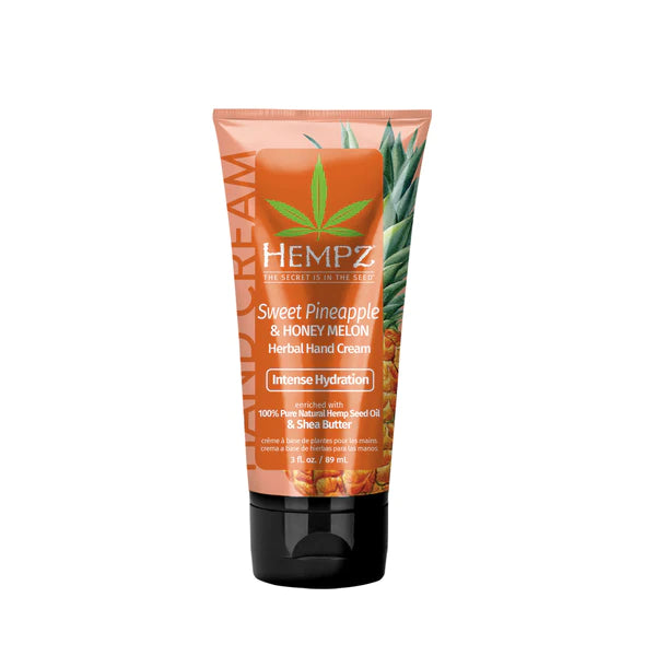 HEMPZ - Sweet Pineapple & Honey Melon Herbal Hand Cream - 89ml/3oz