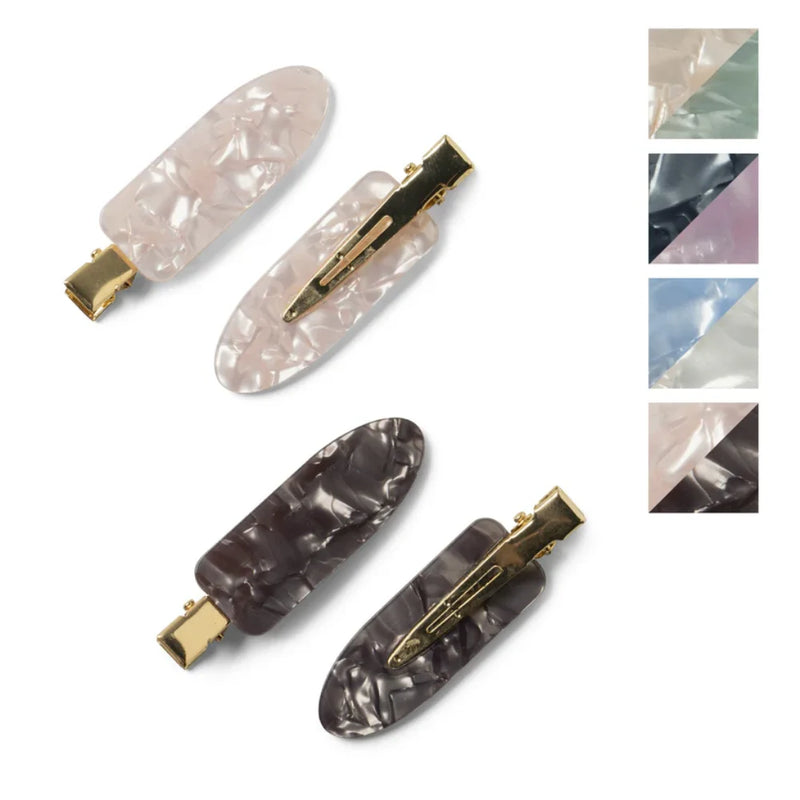 High Standards Creasless Hair Clips - Assorted Color - 1 set (4 pc)
