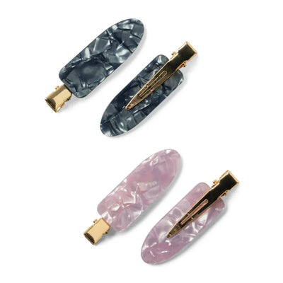 High Standards Creasless Hair Clips - Assorted Color - 1 set (4 pc)