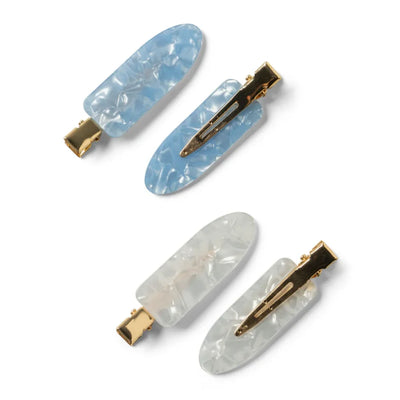 High Standards Creasless Hair Clips - Assorted Color - 1 set (4 pc)