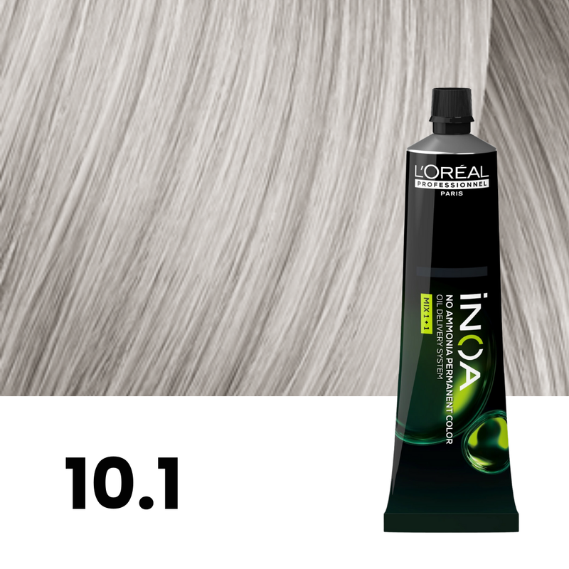 10.1/10B - Lightest Ash Blonde - Inoa Blues & Greens