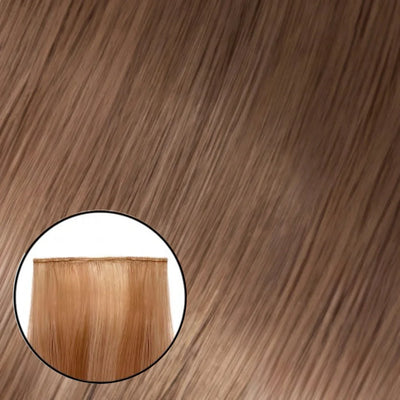 Ideal Hybrid Weft - Straight - (#12)-Dottie - Natural - Light Ash Brown - 22.5"