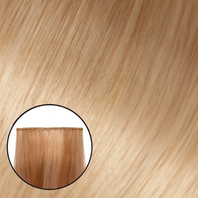 Ideal Hybrid Weft - Straight - (#613)-Marilyn - Natural - Light Beige Blonde - 18.5"