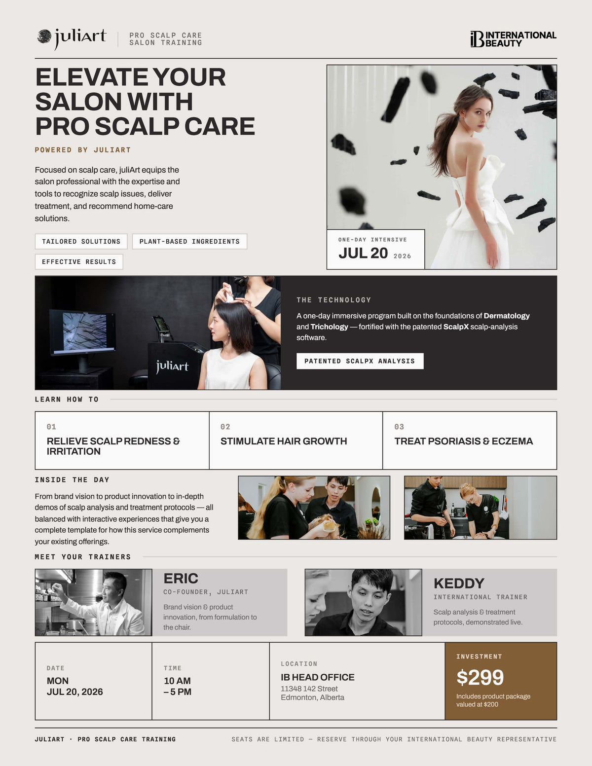 JULIART-PRO SCALP CARE SALON TRAINING