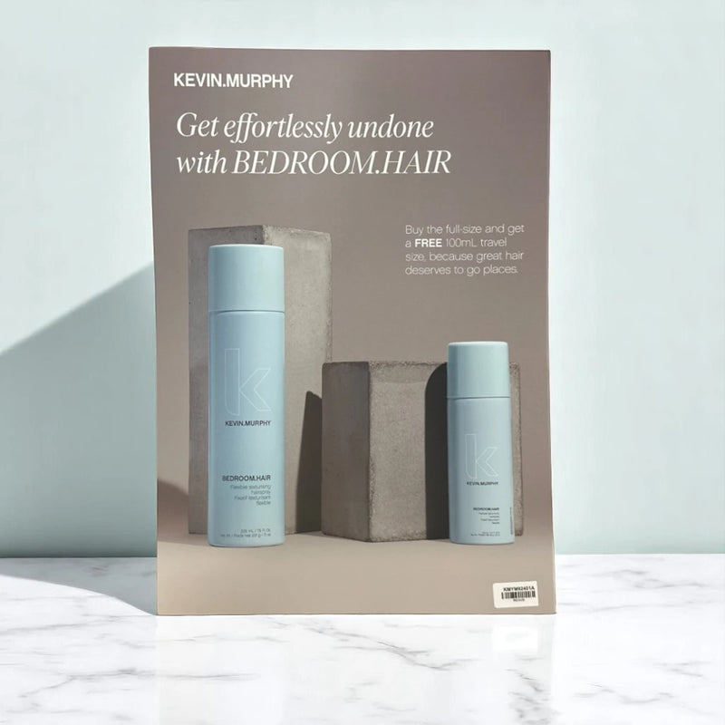 PRINTED CARD FOR BEDROOM HAIR