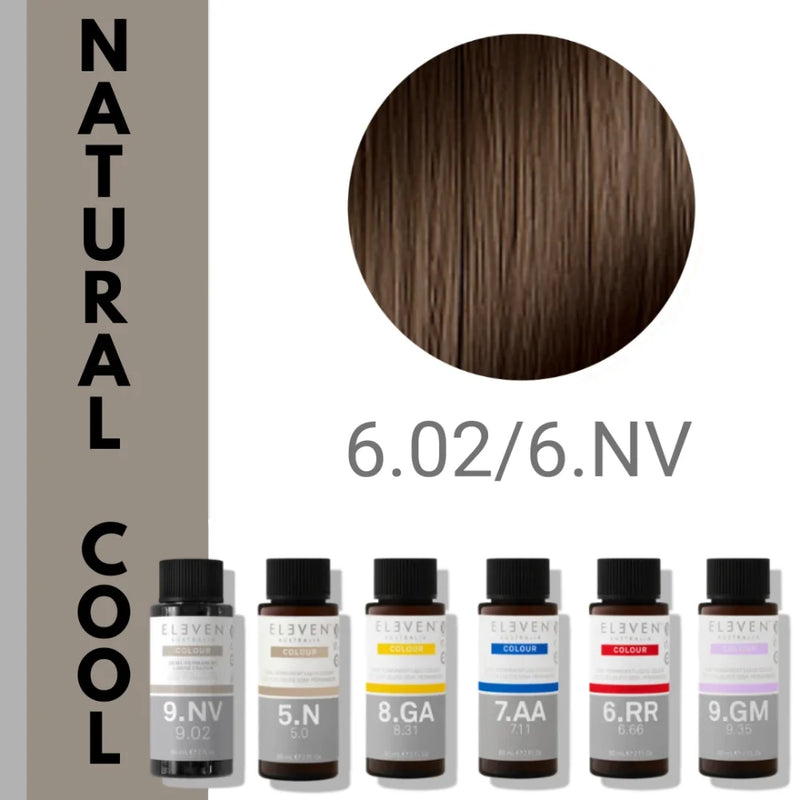 6.02/6NV - Dark Blonde Natural Violet - Eleven Color Liquid Color - 60ml