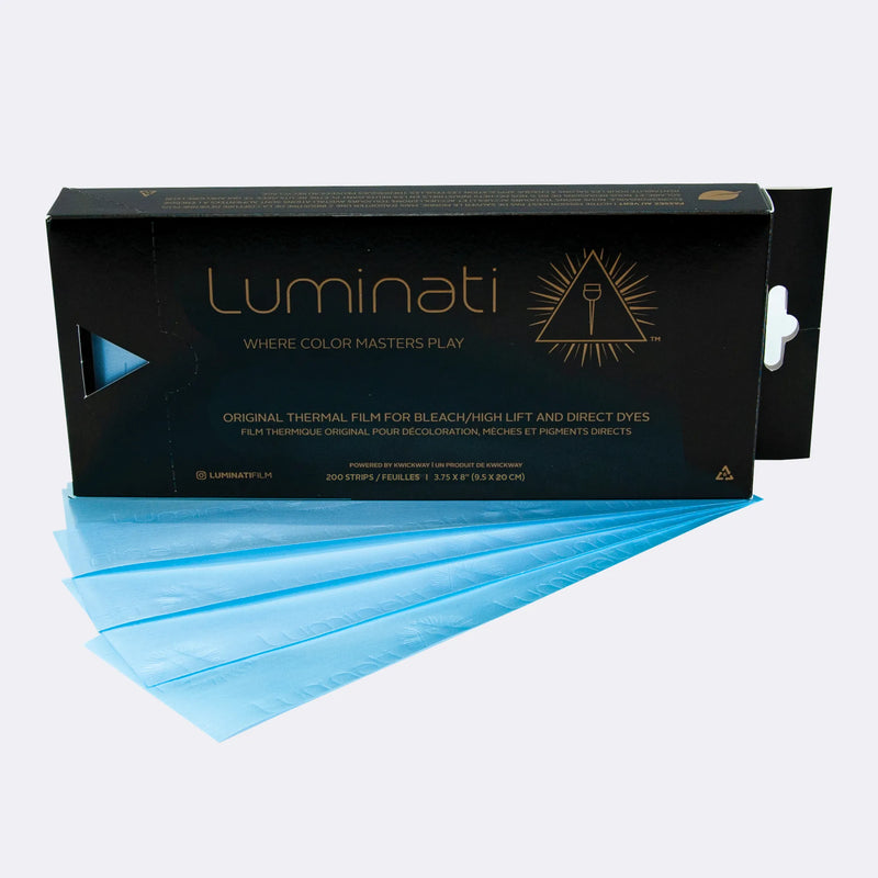 Luminati Opaque Thermal Film Strips 8x3-3/4in 200pcs - Blue