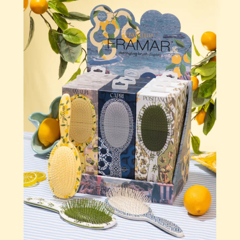 Limoncello - Detangle Brush 9pc Display