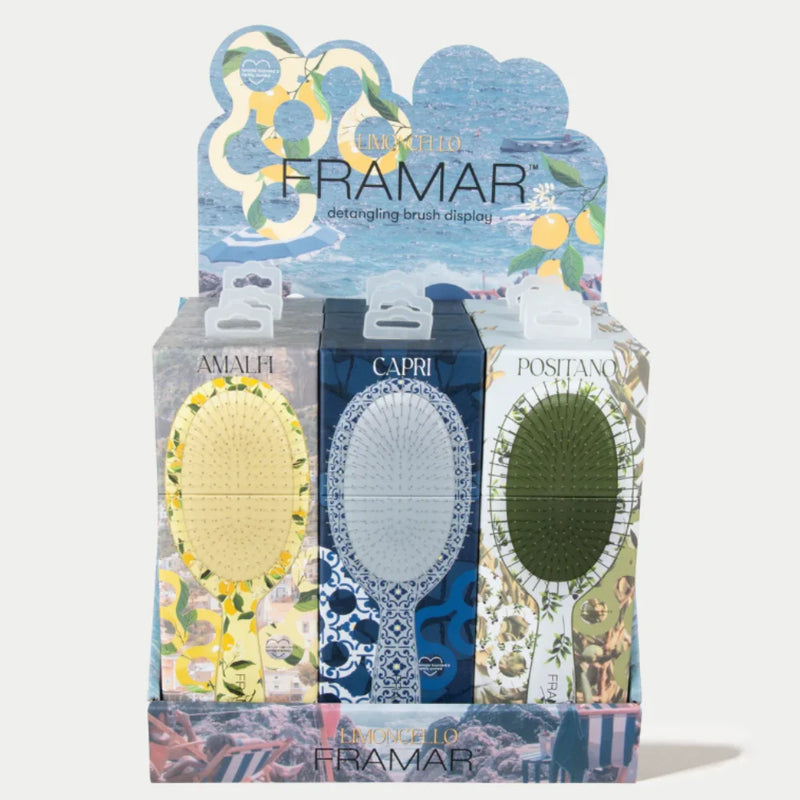Limoncello - Detangle Brush 9pc Display