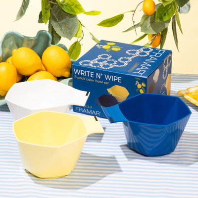 Limoncello - Write N' Wipe Color Bowls