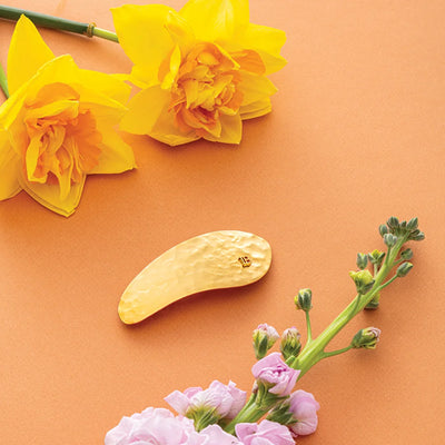 LIMITED EDITION PRINTEMPS LEAF BARRETTE POUR CHEVEUX