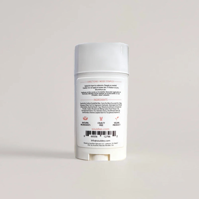 Deodorant Stick - Peach + Pomegranate - 75g