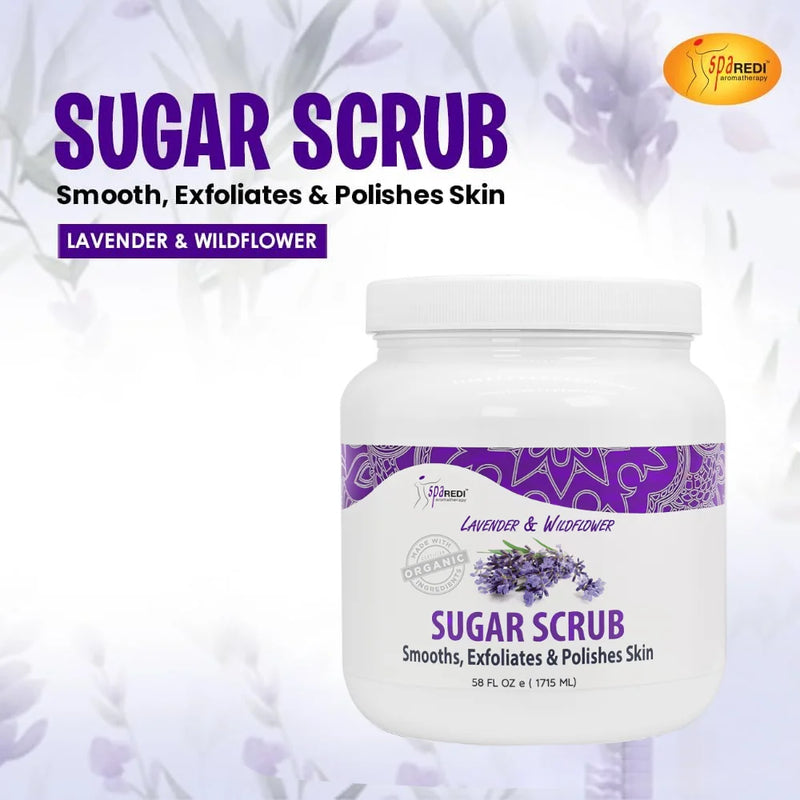 SPA REDI - Sugar Scrub - Lavender & Wildflower - 58oz