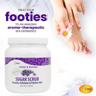 SPA REDI - Sugar Scrub - Lavender & Wildflower - 58oz