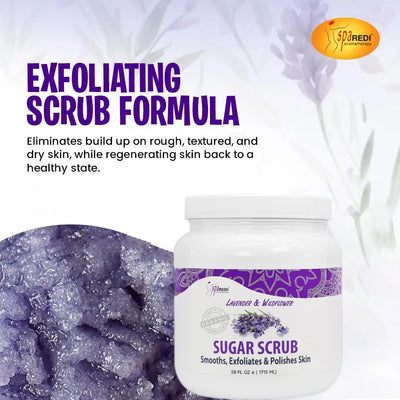 SPA REDI - Sugar Scrub - Lavender & Wildflower - 58oz