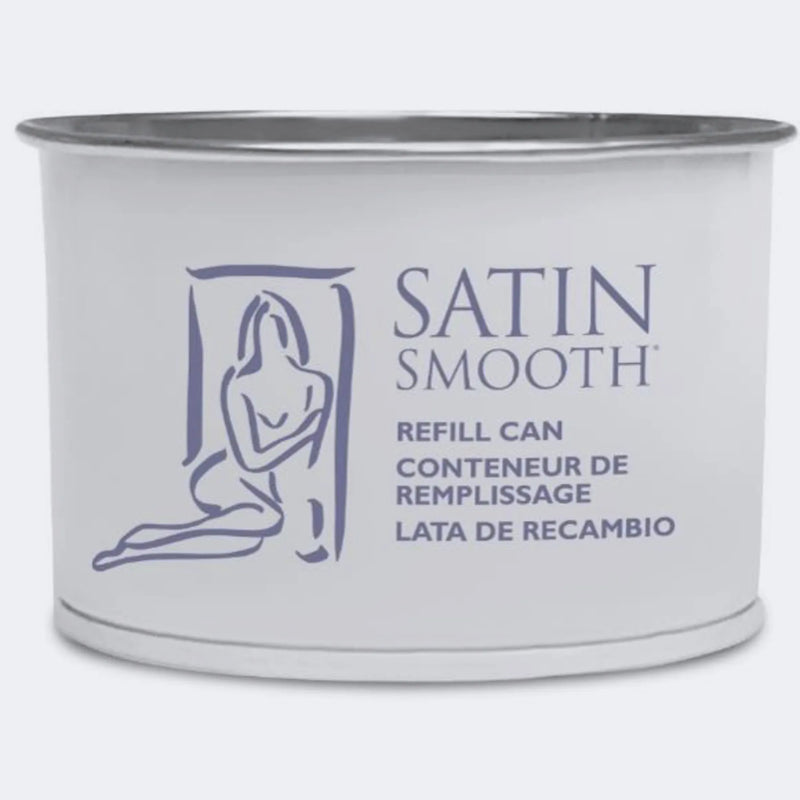 Satin Smooth Empty Metal Wax Can