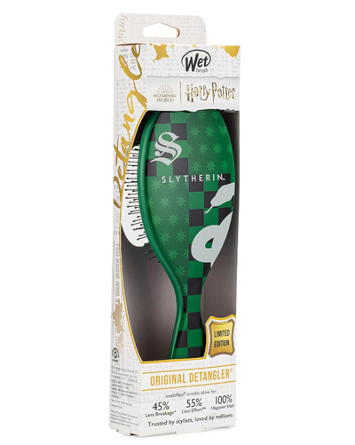 Wet Brush - ORIGINAL DETANGLER & TIES - HOUSE OF SLYTHERIN