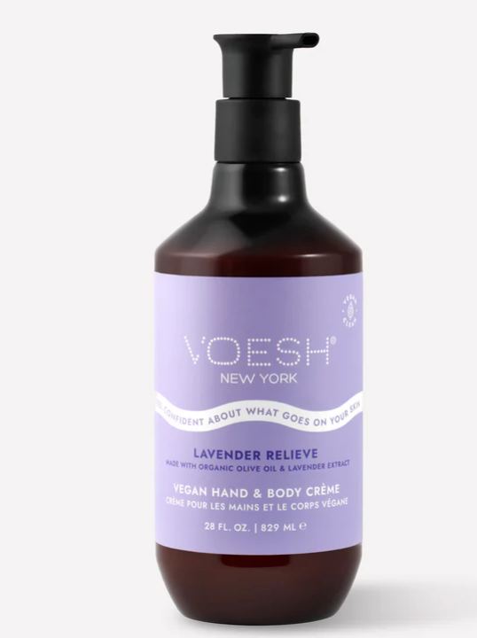 VEGAN BODY & HAND CREME - LAVENDER RELIEVE - 28oz/800ml