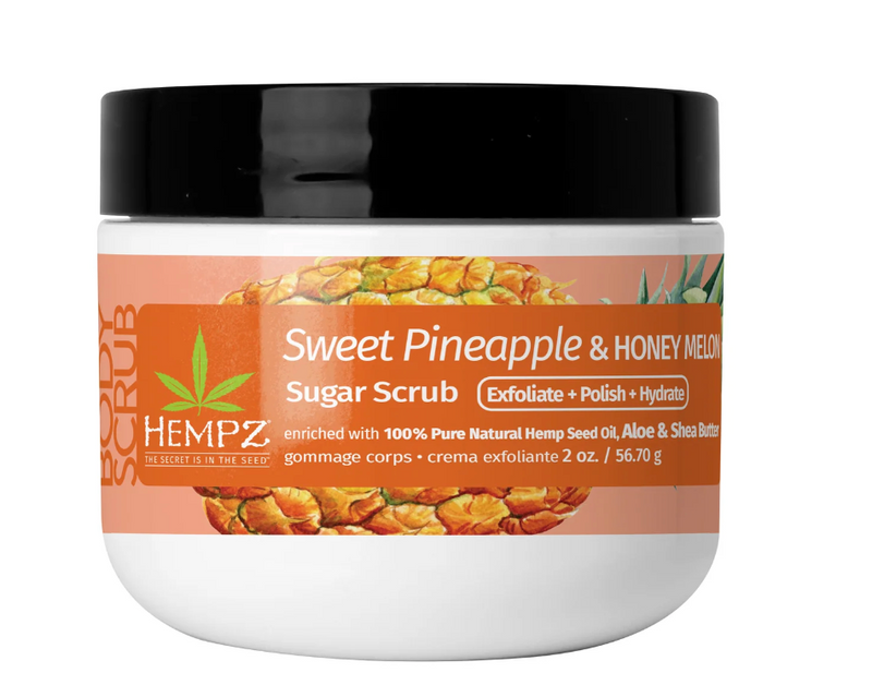 HEMPZ - SWEET PINEAPPLE BODY SUGAR BODY SCRUB - 2oz