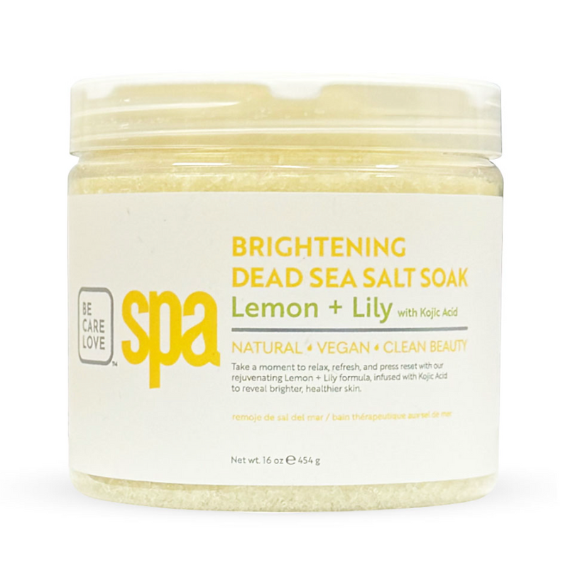 BCL SPA - DEAD SEA SALT SOAK - LEMON LILY - 16oz