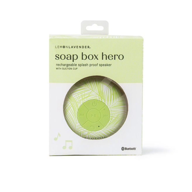 LEMON LAVENDER SOAP BOX HERO SPLASH PROOF SPEAKER INDIV.