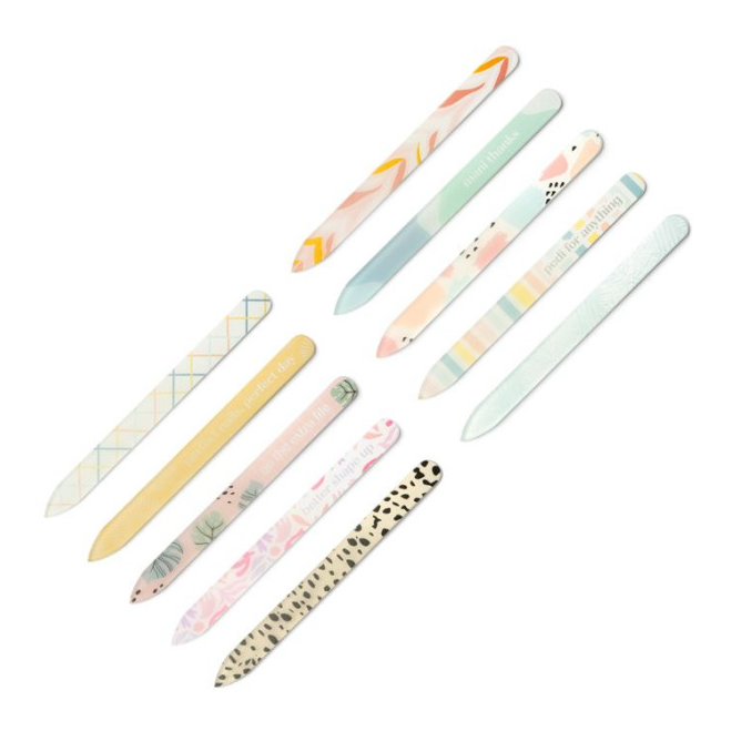 GLASS NAIL FILES 60pc DISP