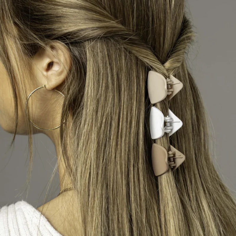 Second Day Claw Clip Set - Assorted Color - 1 set (6 pc)