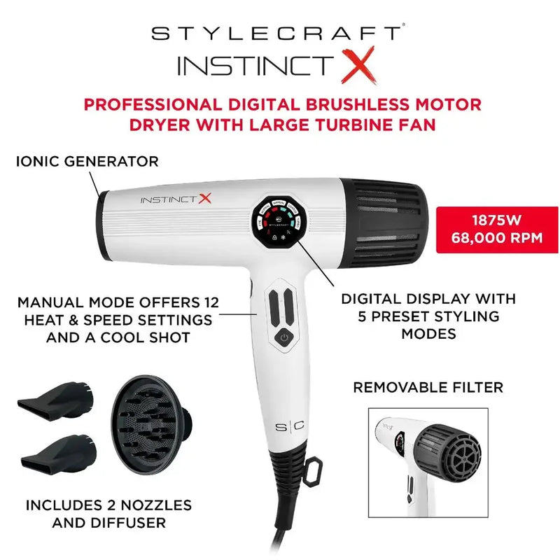 StyleCraft - Instinct X Hair Dryer