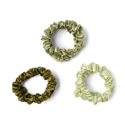 Take Care Satin Scrunchies - Assorted Color - 1 pk (6 pc)