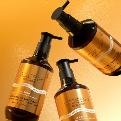 Vegan Hand & Body Crème 24K Gold - 829ml/28oz
