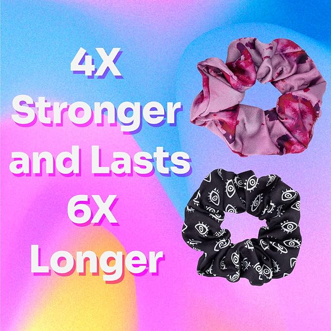 Wet Brush - Coil Scrunchies - Purple and Black, 2CT