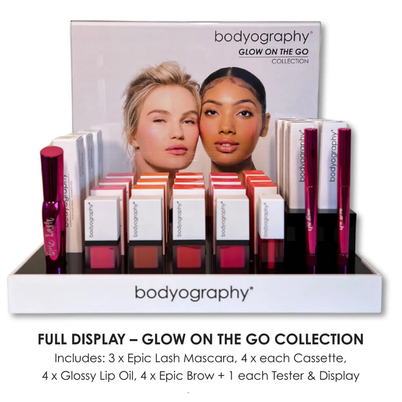 FULL DISPLAY - GLOW ON THE GO COLLECTION