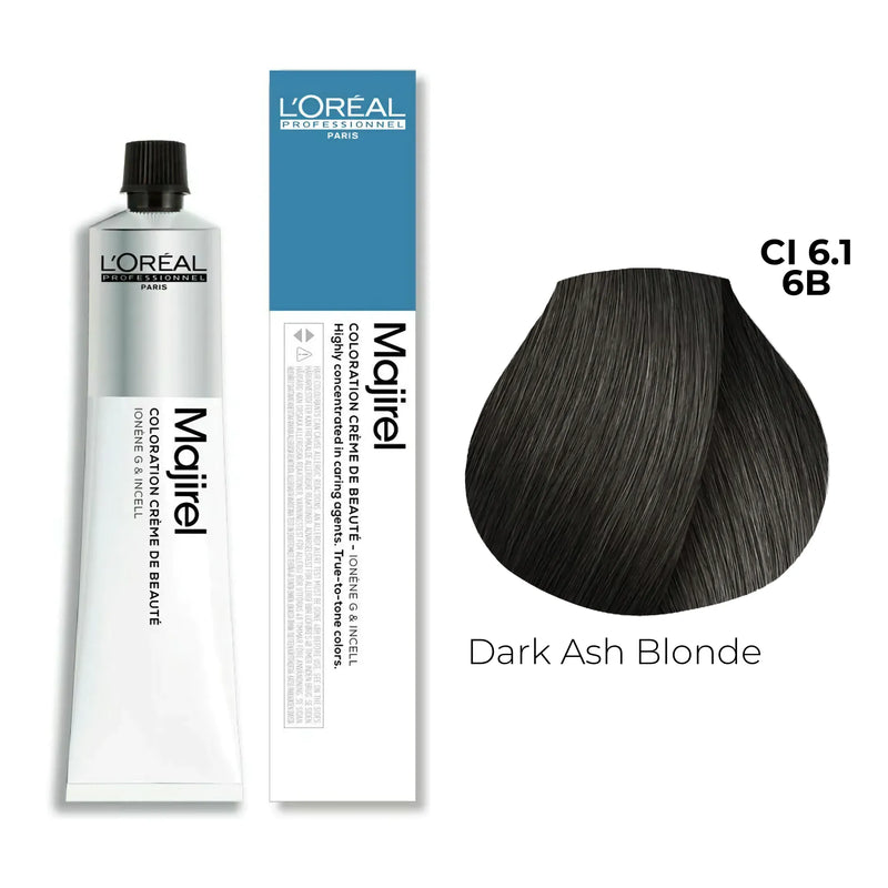 CI 6.1/6B - Dark Ash Blonde - Majirel Cool Inforced