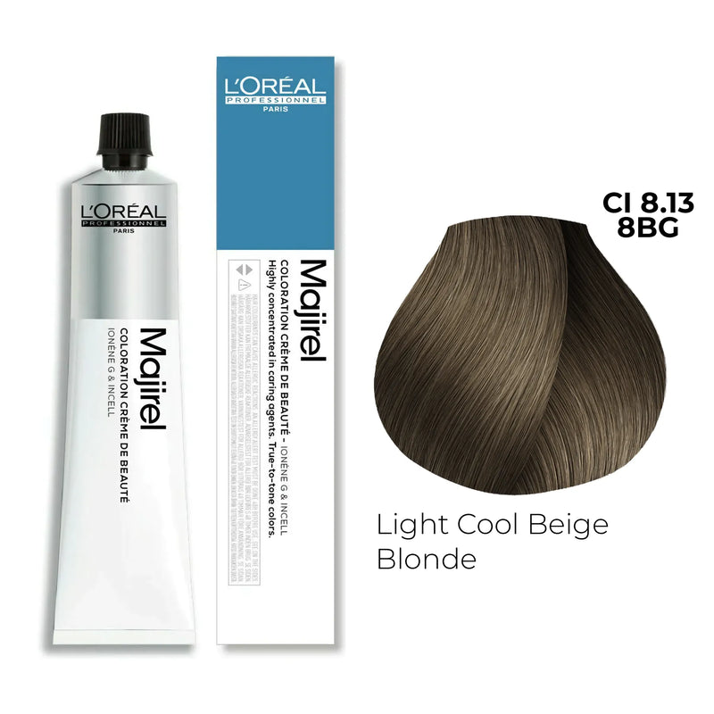 CI 8.13/8BG - Light Cool Beige Blonde - Majirel Cool Inforced