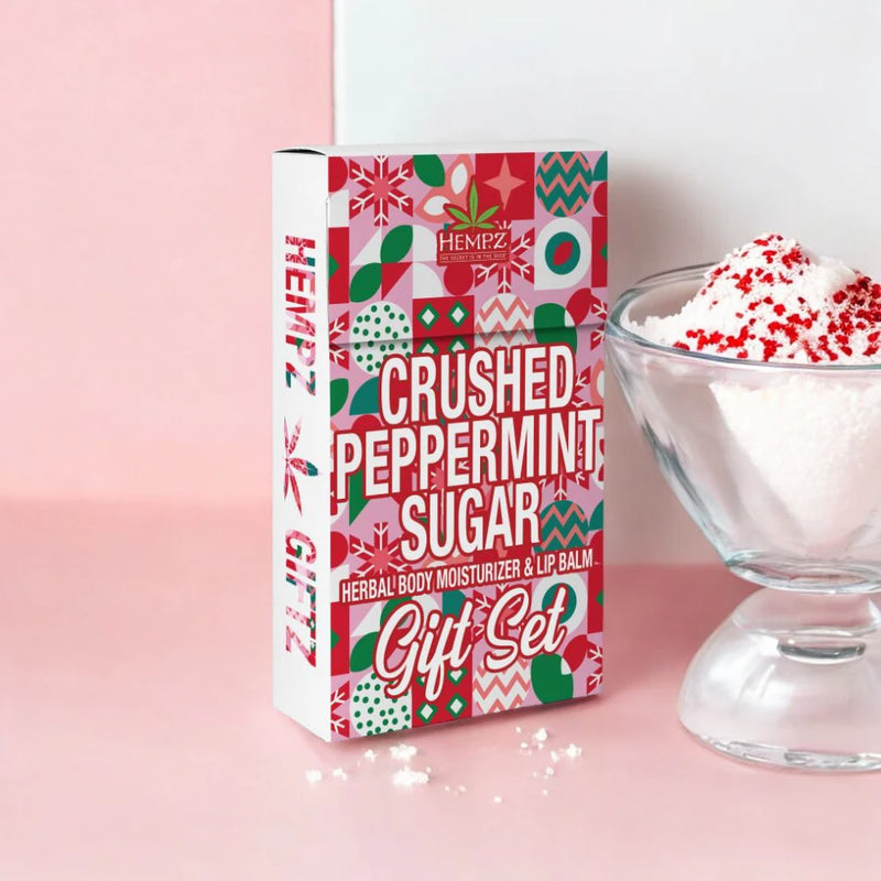 Limited Edition CRUSHED PEPPERMINT SUGAR GIFT SET