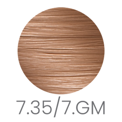 7.35/7GM - Warm Medium Blonde Gold Mahogany - Eleven Australia Liquid Color