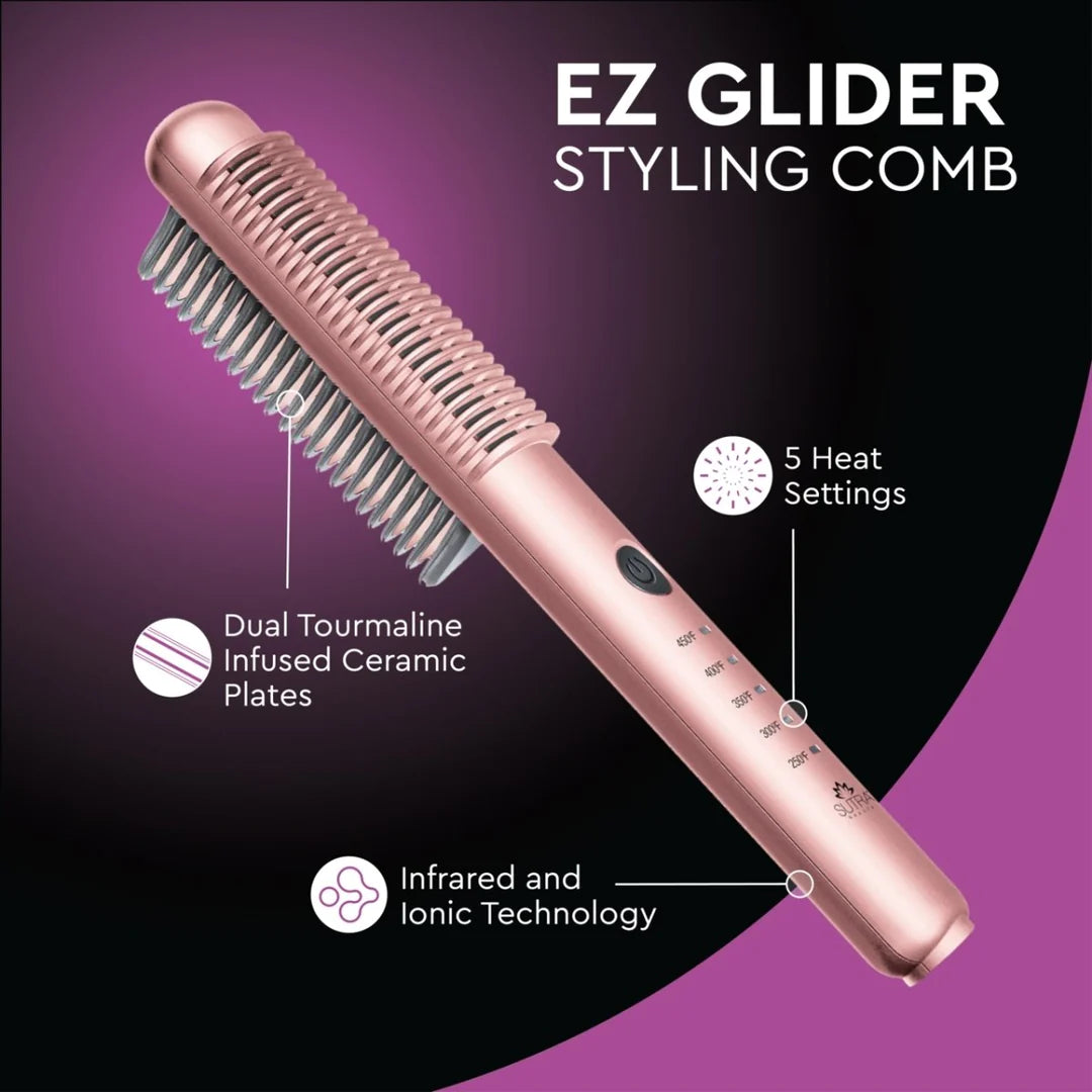 SUTRA ESSENTIAL EZ Glider Heated Styling Comb International Beauty Services Supplies