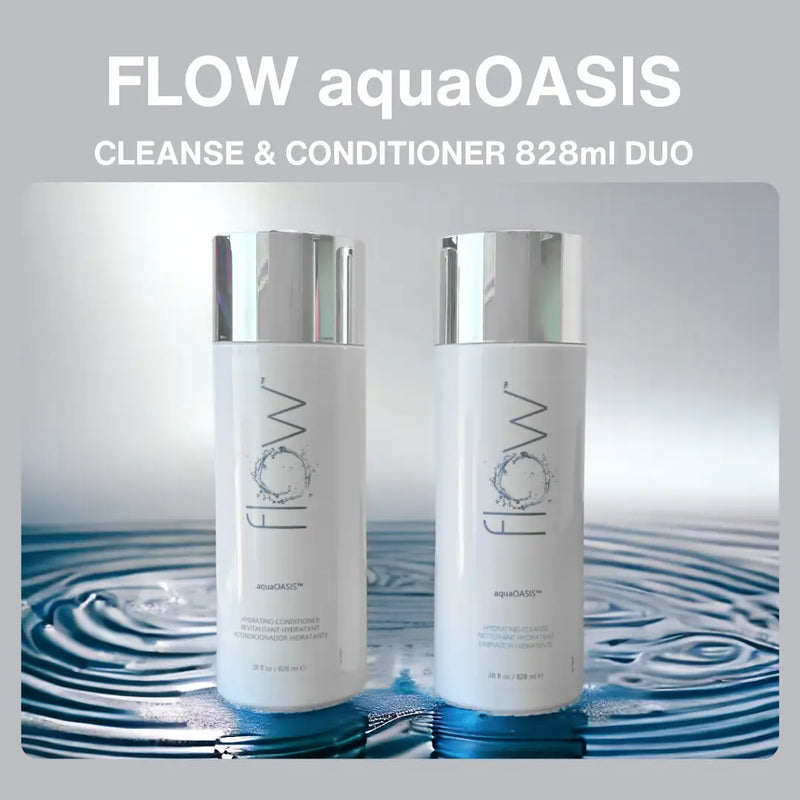 aquaOasis HYDRATING CLEANSE & CONDTIONER - 828ml DUO