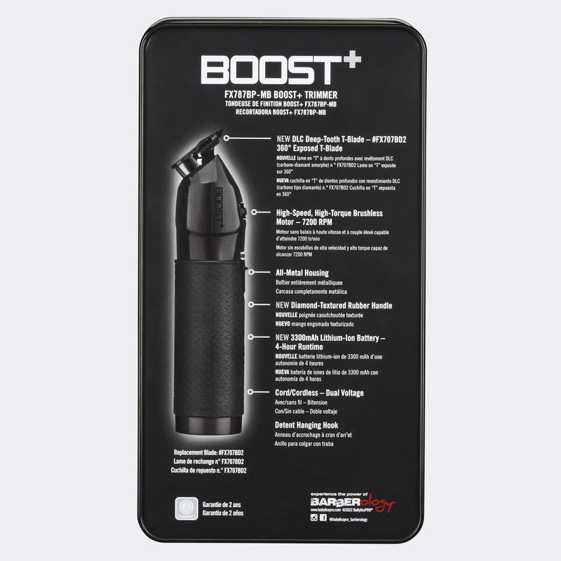 BaBylissPRO Matte Black Boost+ Trimmer