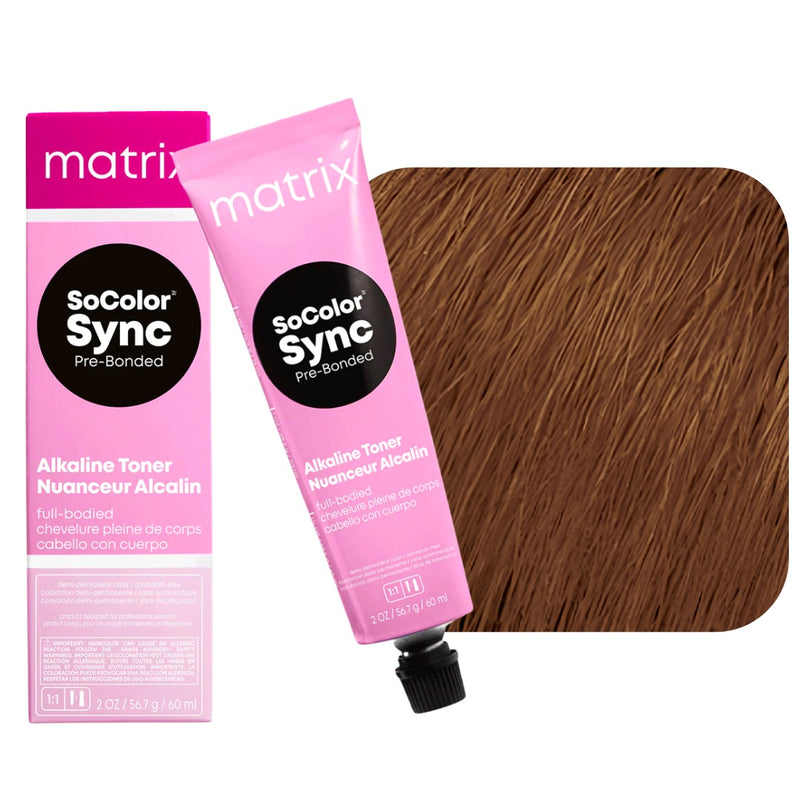 6BC - Light Brown - Color Sync Brown/Blonde Copper - 60ml