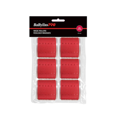 Self Gripping Magic Rollers BESMAGIC6UCC - Red