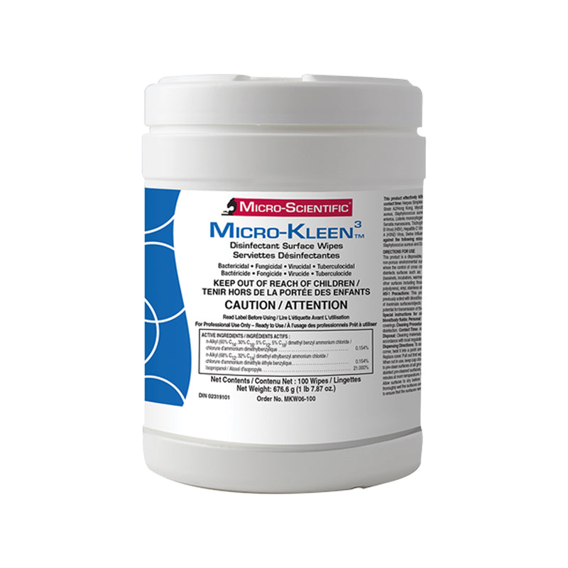 Micro-Kleen3 Disinfectant Surface Wipes