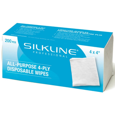 Silkline All-Purpose Disposable wipes SL52509C - 4 - 200/Box