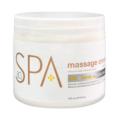 BCL SPA Massage Cream - 473ml/16oz SPA54106 - Milk & Honey With White Chocolate