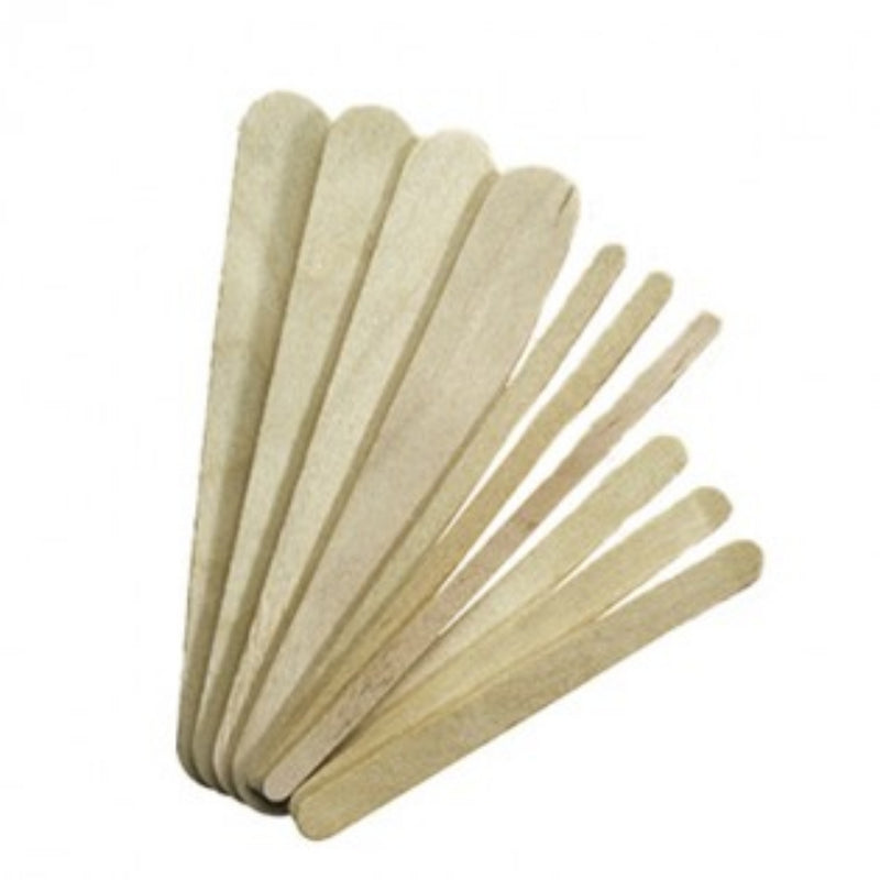 Satin Smooth Wood Applicators SSWA03NC - Large (Package of 100)